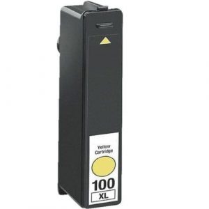 Compatible Lexmark 100XLY (14N1071AAN) Yellow High Yield ink cartridge - 600 pages