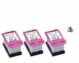 Compatible HP 67XL (3YM583AN) 3 Pack Colour High Yield ink cartridge -