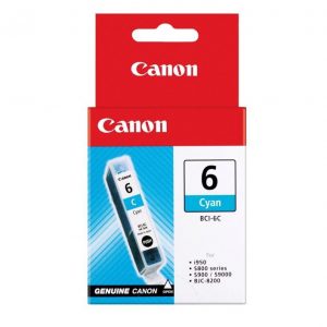 Genuine Canon BCI-6 Cyan ink cartridge - 100 pages