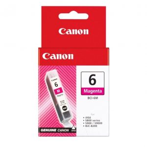 Genuine Canon BCI-6 Magenta ink cartridge - 100 pages