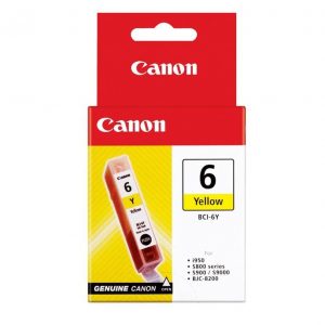 Genuine Canon BCI-6 Yellow ink cartridge - 100 pages