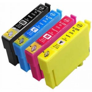 Compatible Epson 220XL Value Pack 4pk (B,C,M,Y) - see singles for yield