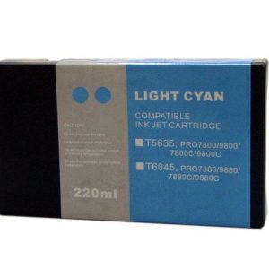 Compatible Epson T5635 Wide Format Light Cyan ink cartridge - 855 pages