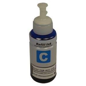 Compatible Epson T664 EcoTank Cyan ink bottle - 70ml