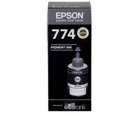 Genuine Epson T774 EcoTank Black ink bottle - 140ml