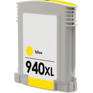 Compatible HP 940XL (C4909AA) Yellow High Yield ink cartridge - 1,400 pages