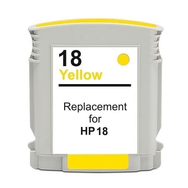 Compatible HP 18 (C4939A) Yellow ink cartridge - 900 pages