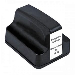 Compatible HP 02 (C8721WA) Black ink cartridge - 480 pages