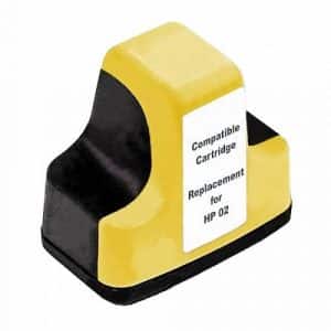Compatible HP 02 (C8773WA) Yellow ink cartridge - 350 pages