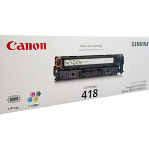Genuine Canon CART-418 Black toner cartridge - 3,400 pages