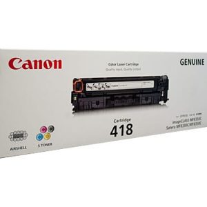 Genuine Canon CART-418 Cyan toner cartridge - 2,900 pages