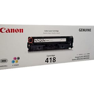 Genuine Canon CART-418 Yellow toner cartridge - 2,900 pages