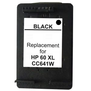 Compatible HP 60XL (CC641WA) Black High Yield ink cartridge - 600 pages