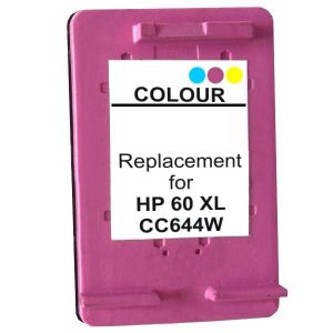 Compatible HP 60XL (CC644WA) Colour High Yield ink cartridge - 440 pages