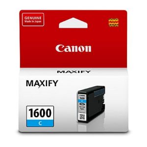 Genuine Canon PGI-1600 Cyan ink cartridge - 300 pages