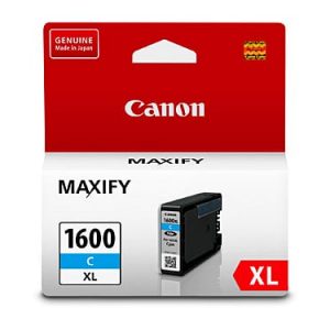 Genuine Canon PGI-1600XL Cyan ink cartridge - 900 pages