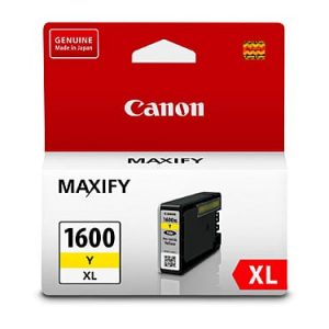 Genuine Canon PGI-1600XL Yellow ink cartridge - 900 pages