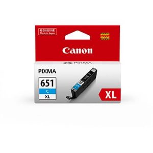 Genuine Canon CLI-651XL Cyan ink cartridge - 280 pages