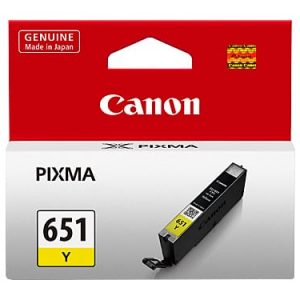 Genuine CanonCLI-651 Yellow ink cartridge - 280 pages