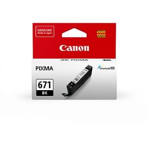 Genuine Canon CLI-671 Black ink cartridge - 350pages