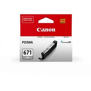 Genuine Canon CLI-671 Grey ink cartridge - 350 pages