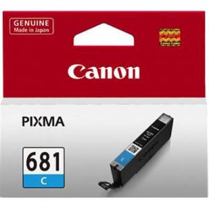 Genuine Canon CLI-681 Cyan ink cartridge - 250 pages