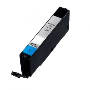 Compatible Canon CLI-671XL Cyan ink cartridge - 650 pages