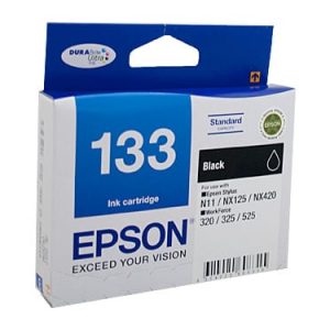 Genuine Epson 133 Black ink cartridge - 230 pages