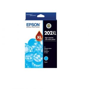 Genuine Epson 202XL Cyan High Yield ink cartridge