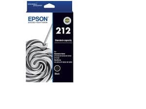 Genuine Epson 212 Black ink cartridge -150 pages