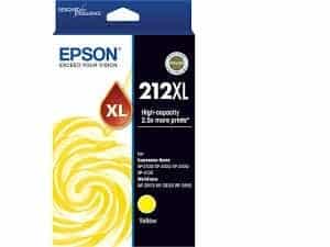 Genuine Epson 212XL Yellow High Yield ink cartridge -  350 pages