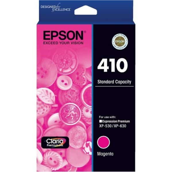 Genuine Epson 410 Magenta ink cartridge - 165 pages