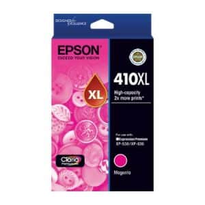 Genuine Epson 410XL Magenta High Yield ink cartridge - 450 pages