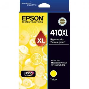 Genuine Epson 410XL Yellow High Yield ink cartridge - 450 pages