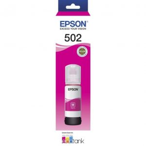 Genuine Epson T502 EcoTank Magenta ink bottle - 6,500 pages