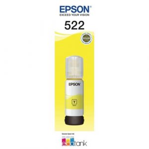 Genuine Epson T522 Yellow ink bottle - 7,500 pages
