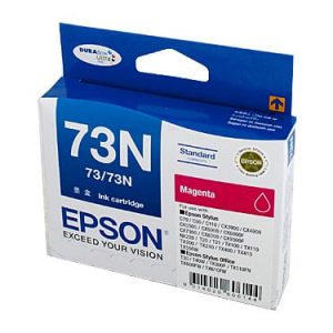 Genuine Epson 73N (T1053) Magenta High Yield ink cartridge - 310 pages