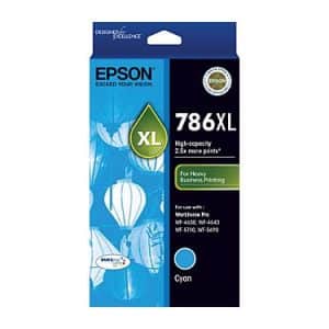 Genuine Epson 786XL Cyan High Yield ink cartridge - 2,000 pages