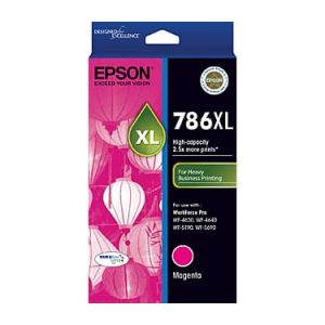 Genuine Epson 786XL Magenta High Yield ink cartridge - 2,000 pages