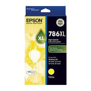 Genuine Epson 786XL Yellow High Yield ink cartridge - 2,000 pages