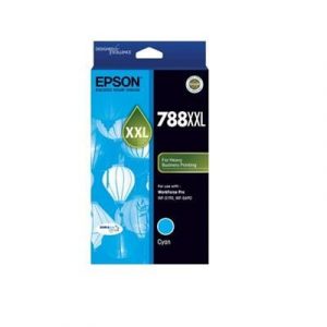 Genuine Epson 788XXL Cyan Extra High Yield ink cartridge - 4,000 pages