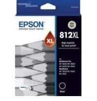Genuine Epson 812XL Black High Yield ink cartridge - 1,100 pages