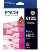 Genuine Epson 812XL Magenta High Yield ink cartridge - 1,100 pages