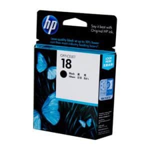 Genuine HP 18 (C4936A) Black ink cartridge - 850 pages