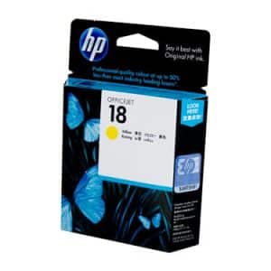 Genuine HP 18 (C4939A) Yellow ink cartridge - 900 pages