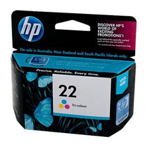 Genuine HP 22 (C9352AA) Colour ink cartridge - 165 pages
