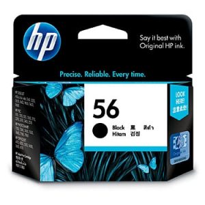 Genuine HP 56 (C6656AA) Black ink cartridge - 450 pages