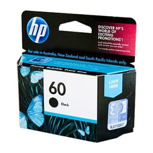 Genuine HP 60 (CC640WA) Black ink cartridge - 200 pages