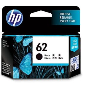 Genuine HP 62 (C2P04AA) Black ink cartridge - 200 pages
