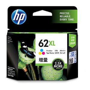 Genuine HP 62XL (C2P07AA) Colour High Yield ink cartridge - 415 pages